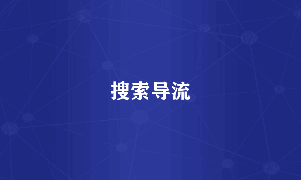 搜索导流