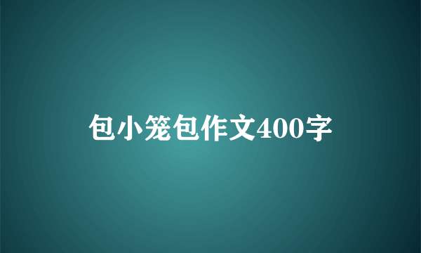 包小笼包作文400字