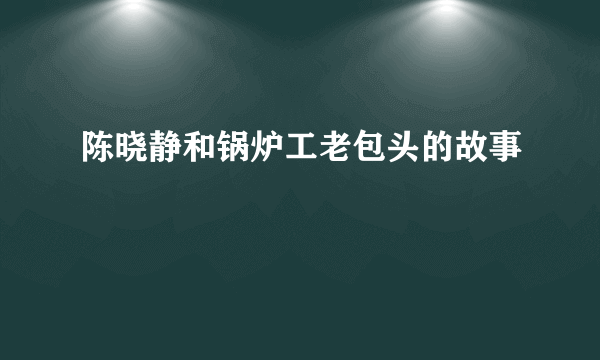 陈晓静和锅炉工老包头的故事