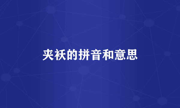 夹袄的拼音和意思