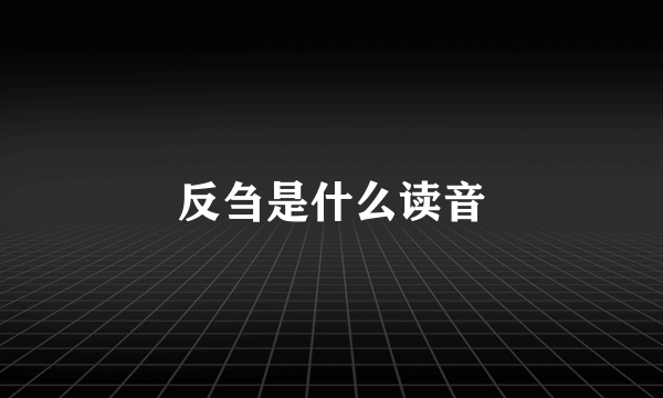 反刍是什么读音