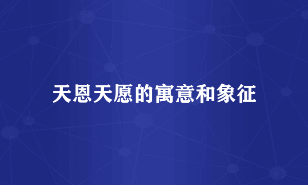 天恩天愿的寓意和象征
