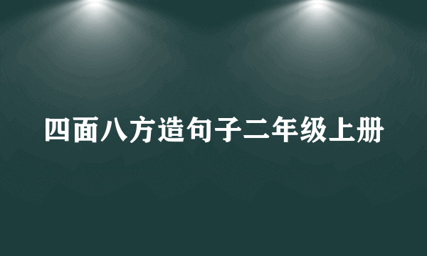 四面八方造句子二年级上册