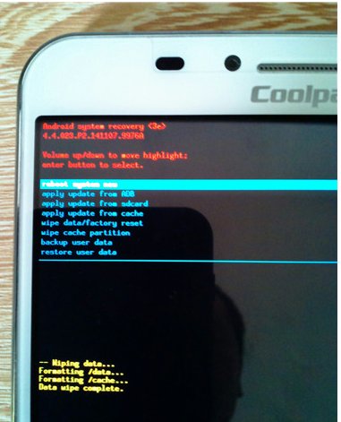 酷派大神note3怎么双清