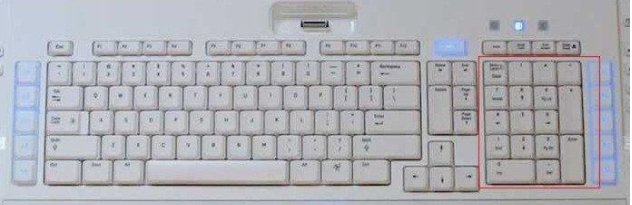 台式电脑“numpad1”是哪个键？