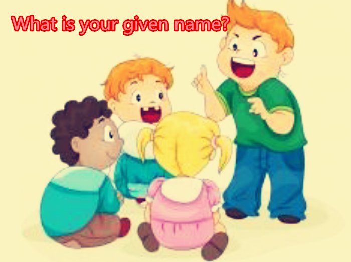 Given name是什么意思?