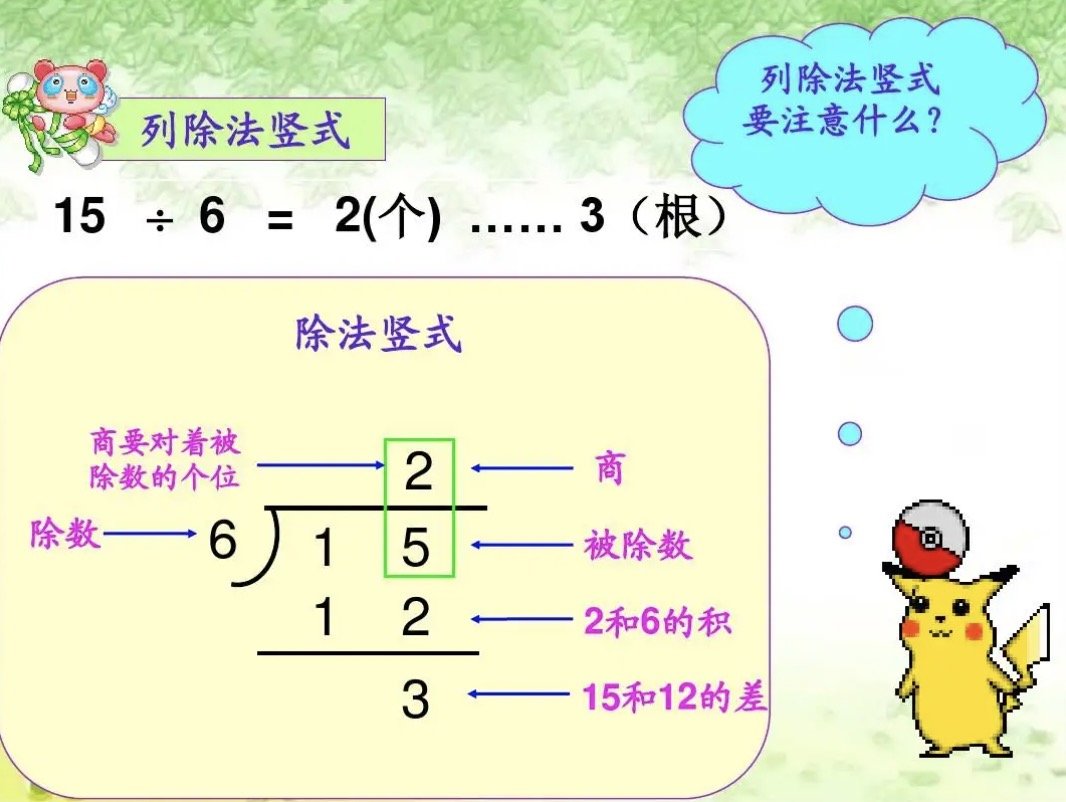 除法竖式教程是什么二年级?