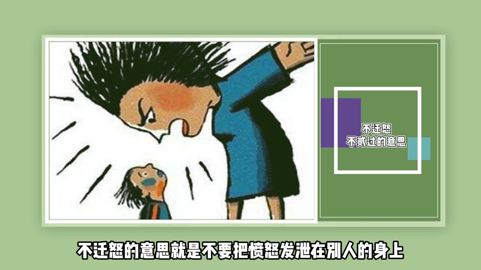 不迁怒不贰过的意思？