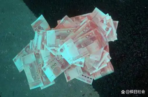 上海某居民从楼上狂撒百元钞票，随后跳下高楼，真相是什么？