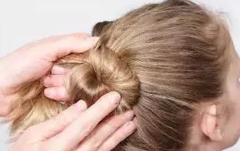 简单易学的盘发方法图