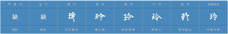 “玲”能组成哪些词？