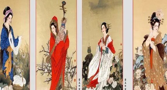 沉鱼落雁闭月羞花指的是哪四大美女？