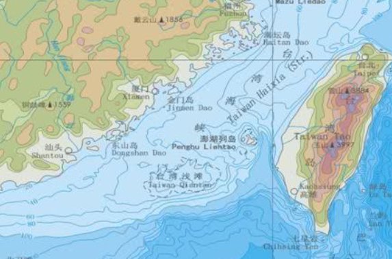 台湾海峡宽度多少公里?