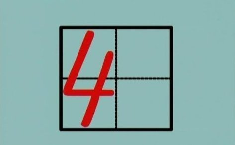 田字格写数字正确格式 标准是什么?