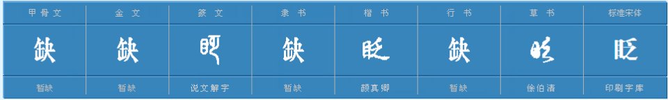 目字旁的字有那些