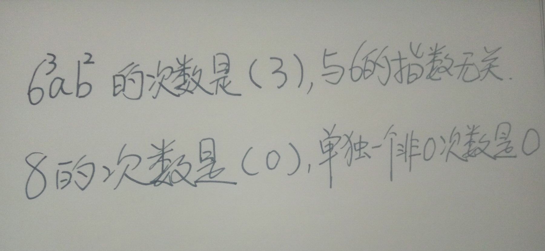 什么是单项式？