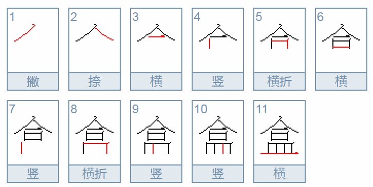 盒字的偏旁叫什么