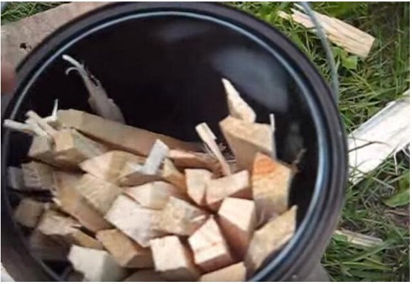 木碳的简便制作方法