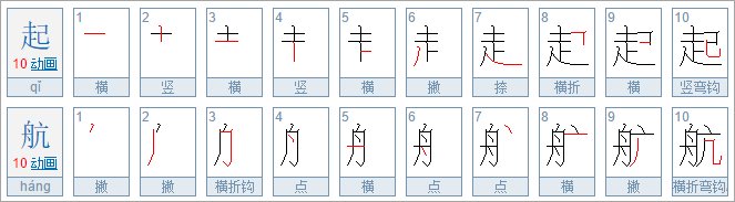 启航和起航是什么意思?