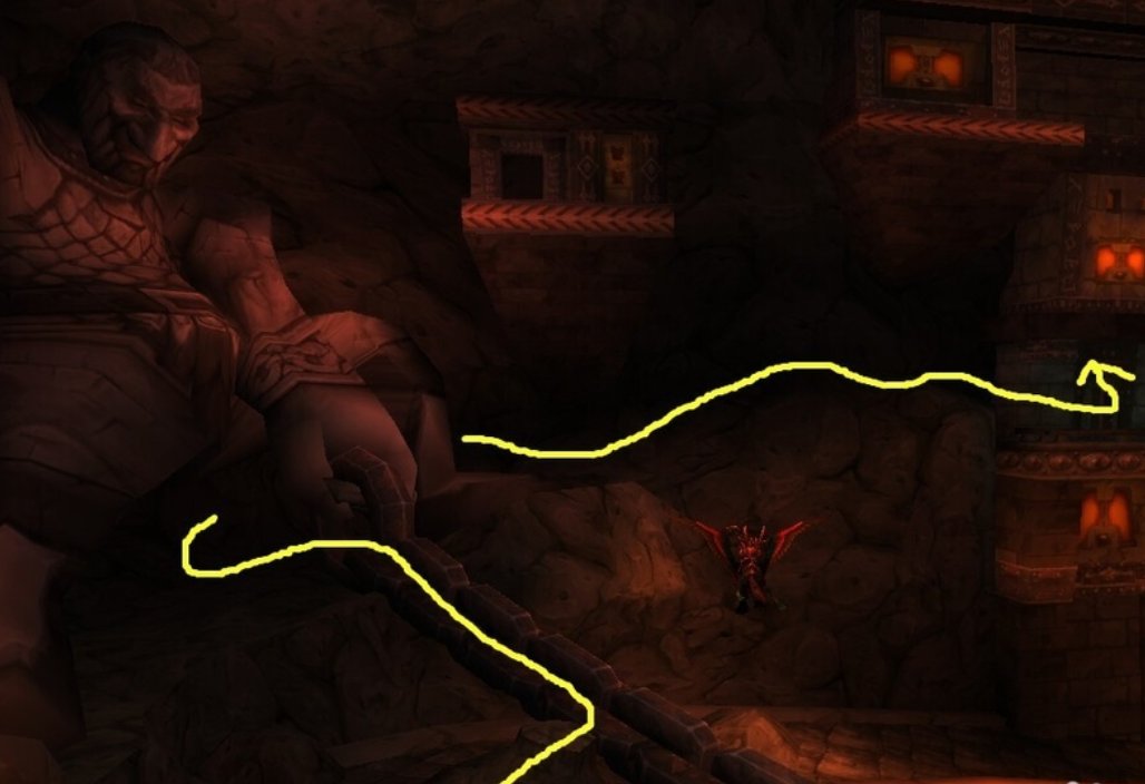 魔兽世界黑上入口在哪？