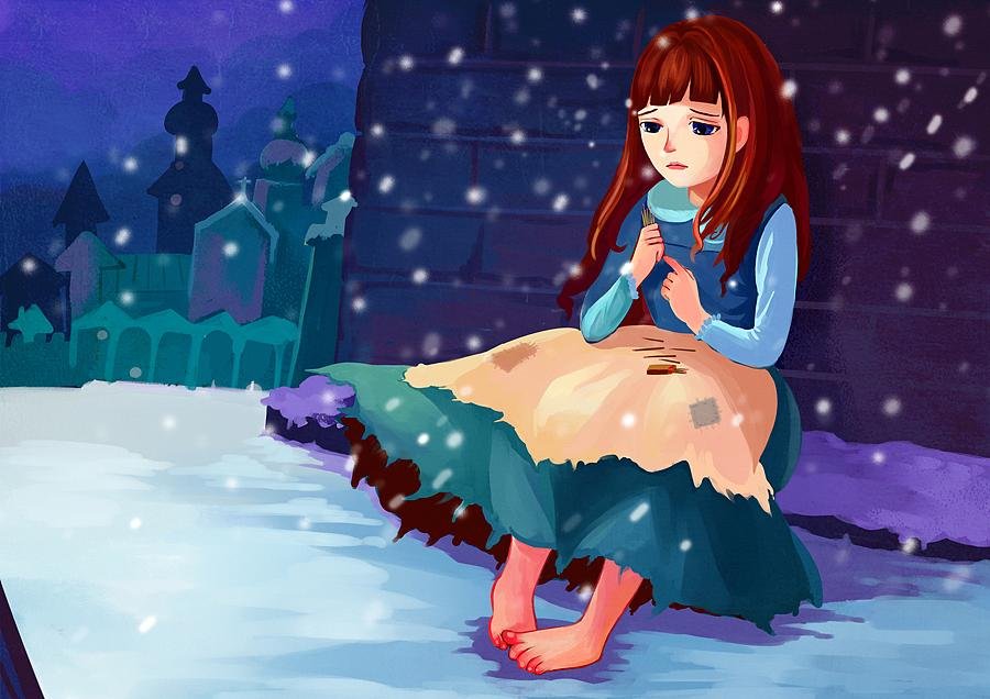 三年级上册语文第八课的《卖火柴的小女孩》，第五次擦燃火柴体会到了什么？