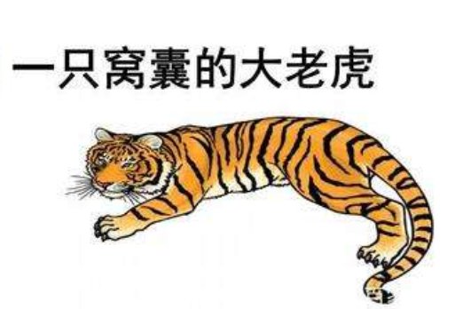 一只窝囊的大老虎诉我们的道理？