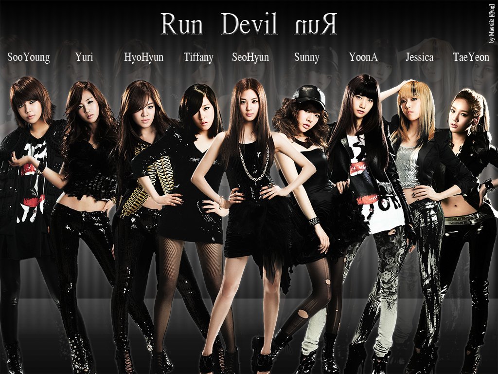 少女时代 run devil run中酒红长头发的是谁