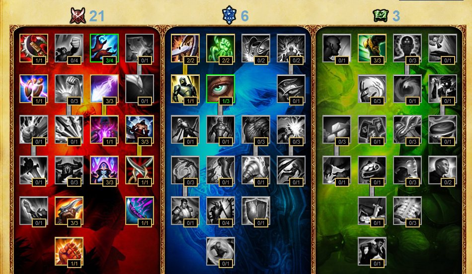 不祥之刃天赋（看过很多旧版天赋，我要的是新版的）