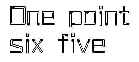 1.65用英文怎么读