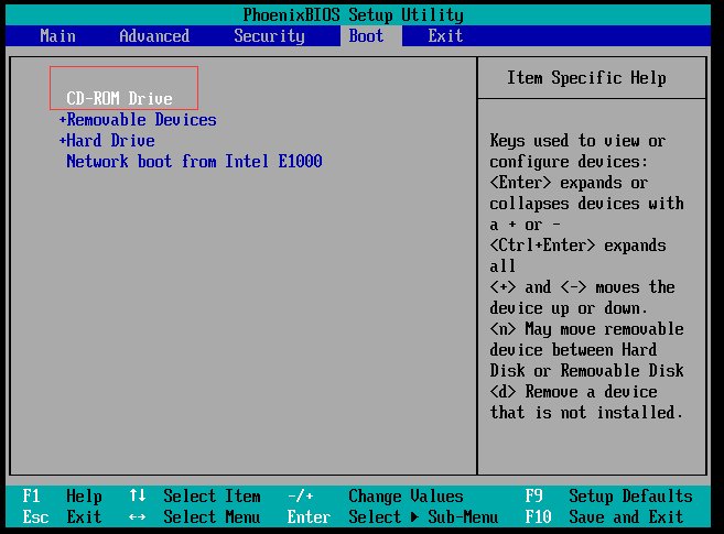 vmware虚拟机怎么设置BIOS设置从光盘启动