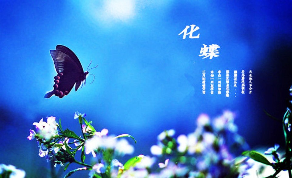 梁祝中《化蝶》的歌词和乐谱？