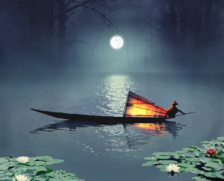 江枫渔火对愁眠的上一句