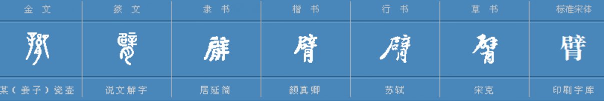 臂能组什么词语