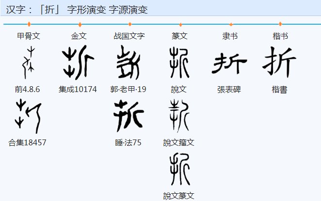 折的多音字组词语