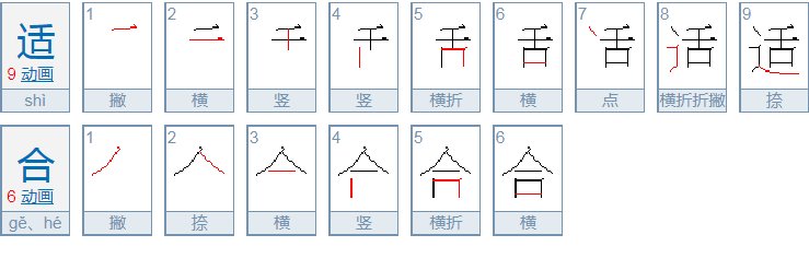 合适和适合的区别