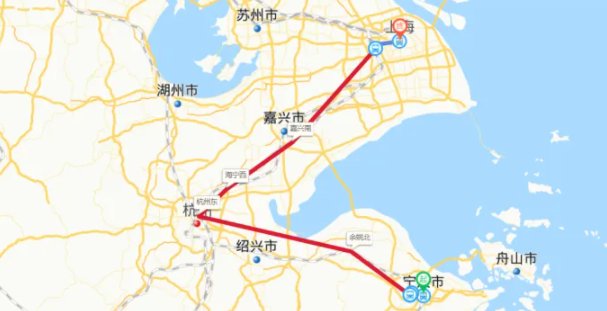 宁波到上海多少公里?