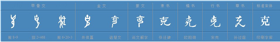 “克”的意思？