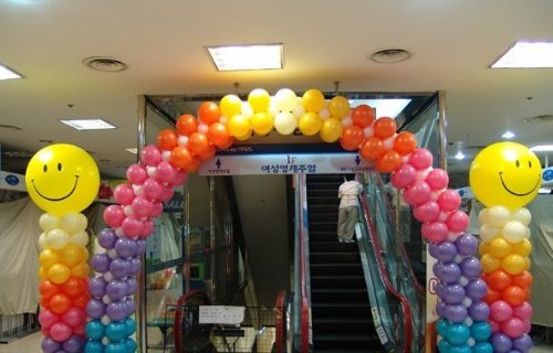 气球彩虹门的做法