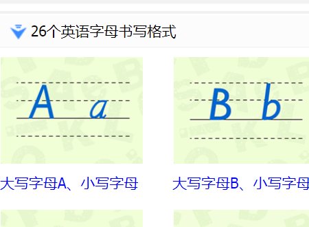 26个字母大小写正规写法是什么？
