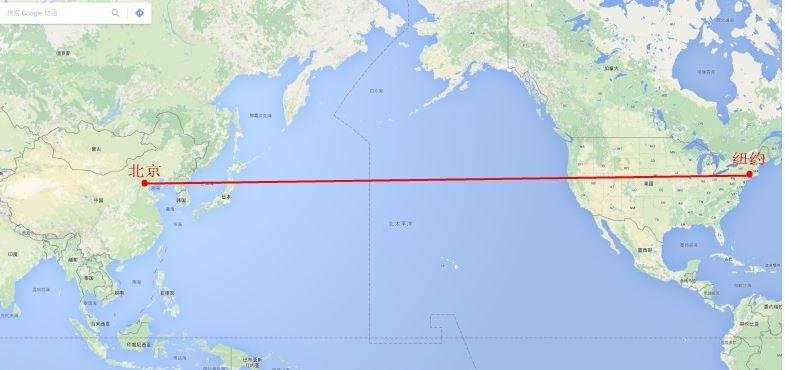 北京飞纽约需要多少时间?