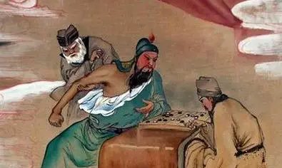 关羽刮骨疗毒的故事50字