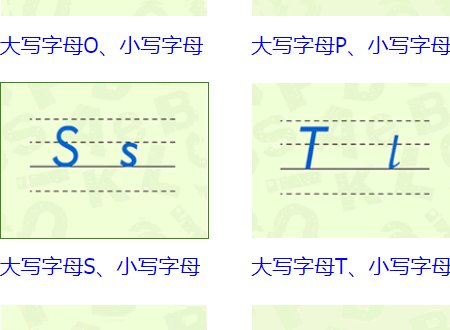 26个字母大小写正规写法是什么？