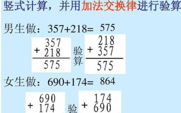 加法交换律和加法结合律最大的差别是什么