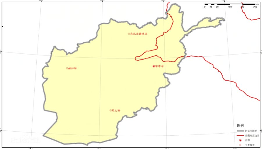 阿富汗地理位置在哪里?
