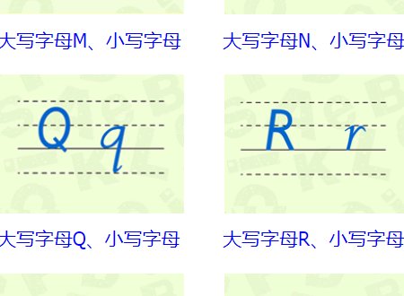 26个字母大小写正规写法是什么？