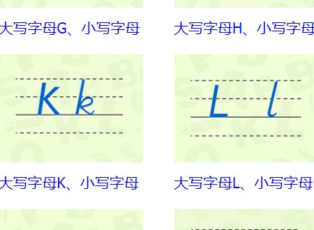 26个字母大小写正规写法是什么？