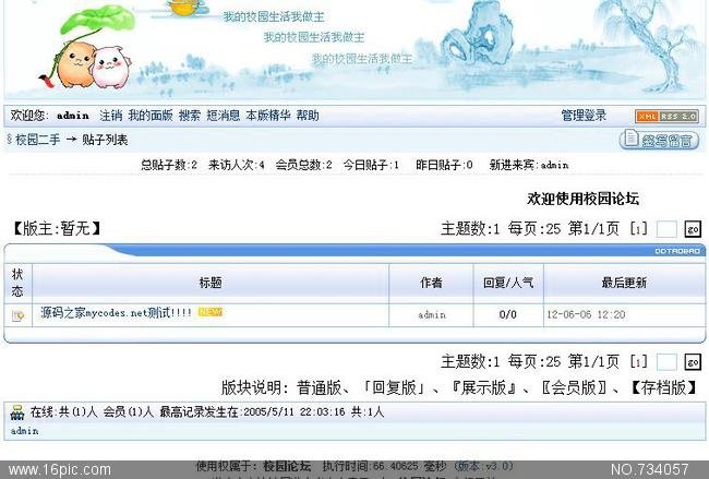 校园论坛的介绍