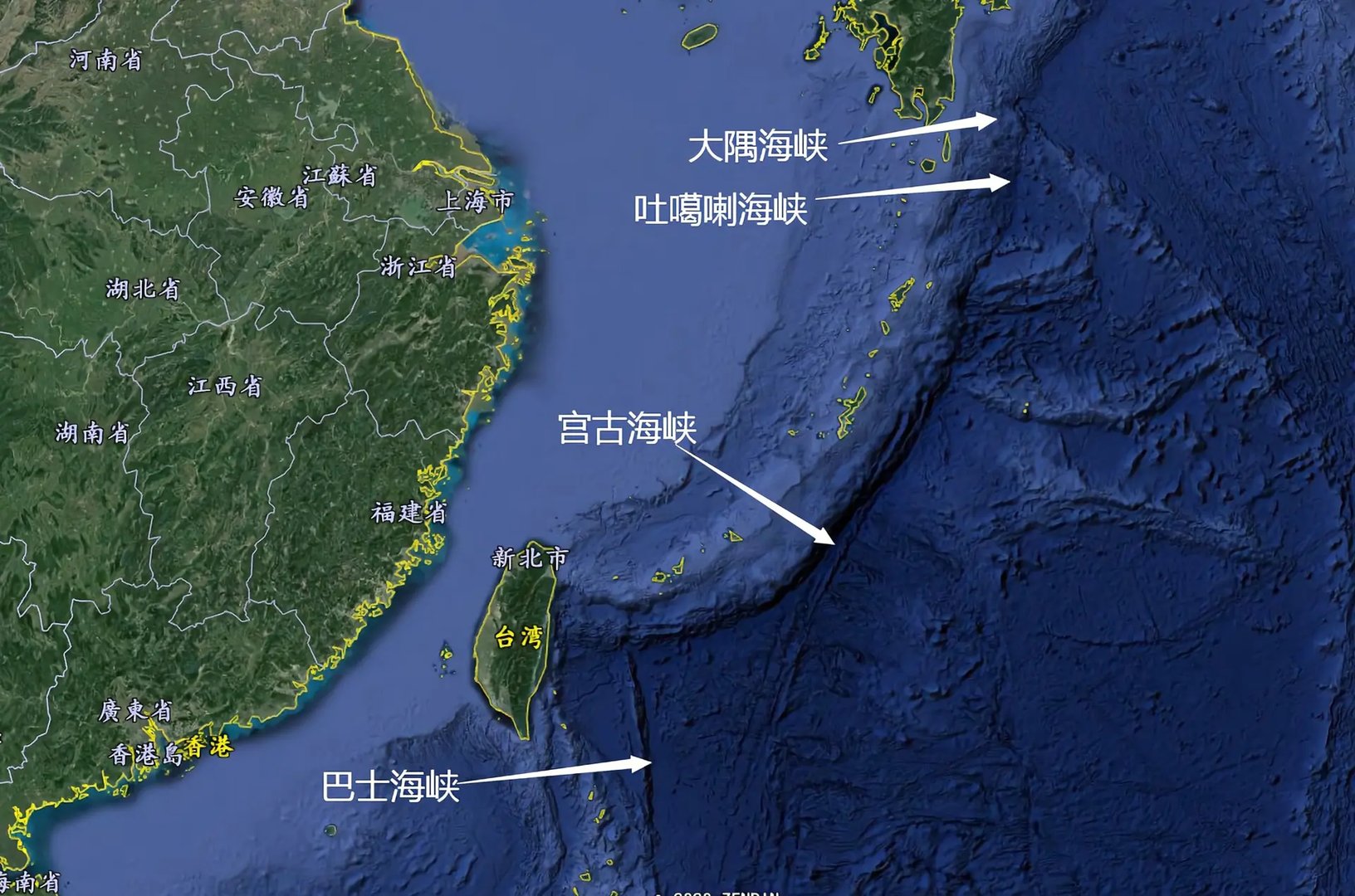 消息上时常听到的“宫古海峡”，究竟在什么地方？