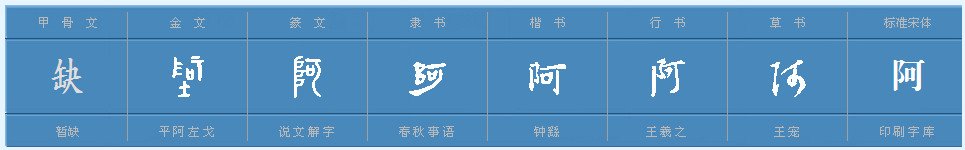 阿字组词有哪些词语