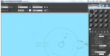 3d vary 透明玻璃材质怎么调啊